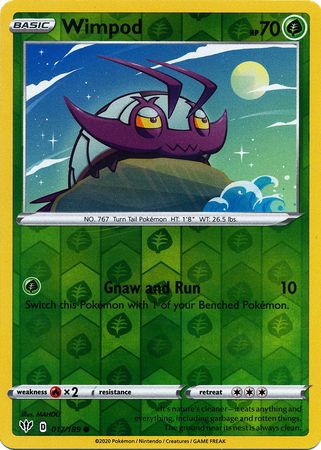 Wimpod 017 189 Common Reverse Holo Sword Shield Darkness Ablaze Reverse Holo Singles Wimpod 017 189 Common Reverse Holo Sword Shield Darkness Ablaze Reverse Holo Singles