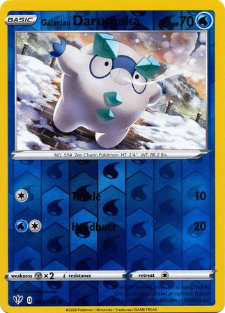 Galarian Darumaka 043 189 Common Reverse Holo Sword Shield Darkness Ablaze Reverse Holo Singles Galarian Darumaka 043 189 Common Reverse Holo Sword Shield Darkness Ablaze Reverse Holo Singles