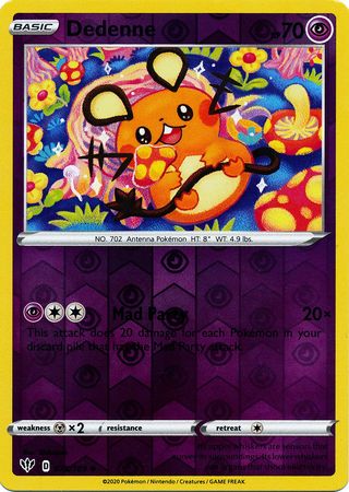 Pokemon TCG dedenne 78/189 Reverse Holo Darkness Ablaze