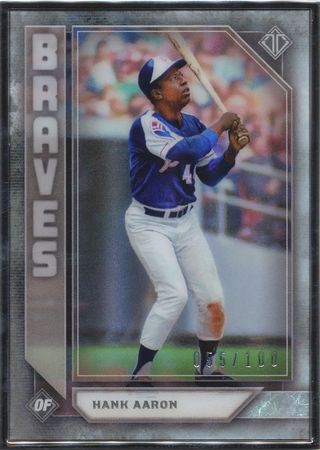Hank Aaron 2019 Topps Transcendent 13 55 100 21244 Hank Aaron 2019 Topps Transcendent 13 55 100 21244