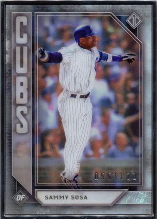 Sammy Sosa 2019 Topps Transcendent 20 55 100 21251 2019 Topps Transcendent 55 100 Baseball Trading Card Singles Sammy Sosa 2019 Topps Transcendent 20 55 100 21251 2019 Topps Transcendent 55 100 Baseball Trading Card Singles