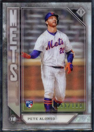 Pete Alonso 2019 Topps Transcendent 22 55 100 Rookie 21253 Pete Alonso 2019 Topps Transcendent 22 55 100 Rookie 21253