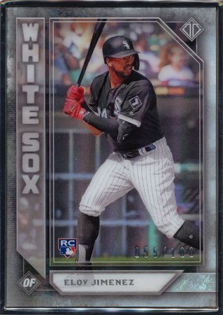 Eloy Jimenez 2019 Topps Transcendent 44 55 100 Rookie 21275 2019 Topps Transcendent 55 100 Baseball Trading Card Singles Eloy Jimenez 2019 Topps Transcendent 44 55 100 Rookie 21275 2019 Topps Transcendent 55 100 Baseball Trading Card Singles