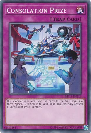 Consolation Prize MP19 EN216 Common Unlimited Yu Gi Oh 2019 Mega Tins Gold Sarcophagus Tin Mega Pack Unlimited Singles Consolation Prize MP19 EN216 Common Unlimited Yu Gi Oh 2019 Mega Tins Gold Sarcophagus Tin Mega Pack Unlimited Singles