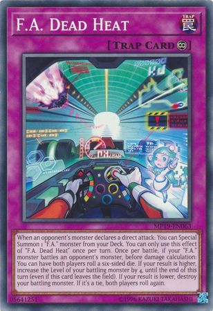 F A Dead Heat MP19 EN063 Common Unlimited Yu Gi Oh 2019 Mega Tins Gold Sarcophagus Tin Mega Pack Unlimited Singles F A Dead Heat MP19 EN063 Common Unlimited Yu Gi Oh 2019 Mega Tins Gold Sarcophagus Tin Mega Pack Unlimited Singles