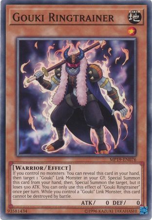 Gouki Ringtrainer MP19 EN076 Common Unlimited Yu Gi Oh 2019 Mega Tins Gold Sarcophagus Tin Mega Pack Unlimited Singles Gouki Ringtrainer MP19 EN076 Common Unlimited Yu Gi Oh 2019 Mega Tins Gold Sarcophagus Tin Mega Pack Unlimited Singles