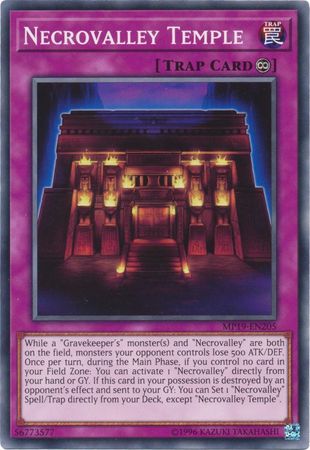 Necrovalley Temple MP19 EN205 Common Unlimited Yu Gi Oh 2019 Mega Tins Gold Sarcophagus Tin Mega Pack Unlimited Singles Necrovalley Temple MP19 EN205 Common Unlimited Yu Gi Oh 2019 Mega Tins Gold Sarcophagus Tin Mega Pack Unlimited Singles