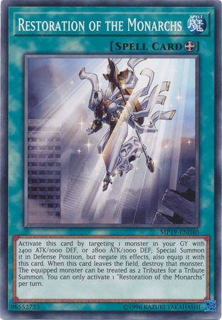 Restoration of the Monarchs MP19 EN040 Common Unlimited Yu Gi Oh 2019 Mega Tins Gold Sarcophagus Tin Mega Pack Unlimited Singles Restoration of the Monarchs MP19 EN040 Common Unlimited Yu Gi Oh 2019 Mega Tins Gold Sarcophagus Tin Mega Pack Unlimited Singles