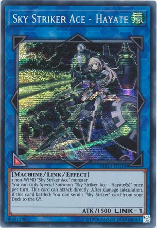 Sky Striker Ace Hayate MP19 EN109 Prismatic Secret Rare Unlimited Sky Striker Ace Hayate MP19 EN109 Prismatic Secret Rare Unlimited