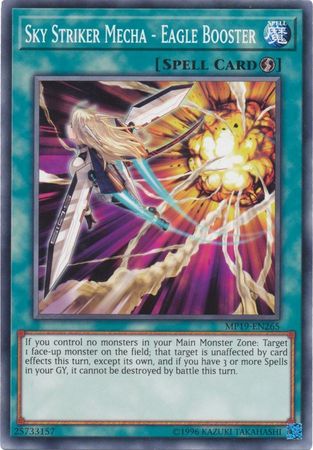 Sky Striker Mecha Eagle Booster MP19 EN265 Common Unlimited Sky Striker Mecha Eagle Booster MP19 EN265 Common Unlimited