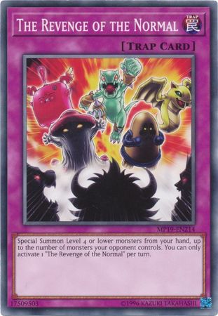 The Revenge of the Normal MP19 EN214 Common Unlimited Yu Gi Oh 2019 Mega Tins Gold Sarcophagus Tin Mega Pack Unlimited Singles The Revenge of the Normal MP19 EN214 Common Unlimited Yu Gi Oh 2019 Mega Tins Gold Sarcophagus Tin Mega Pack Unlimited Singles