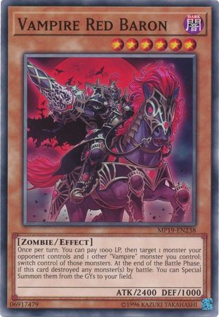 Vampire Red Baron MP19 EN238 Common Unlimited Vampire Red Baron MP19 EN238 Common Unlimited
