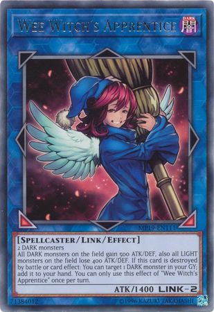 Wee Witch s Apprentice MP19 EN111 Rare Unlimited Yu Gi Oh 2019 Mega Tins Gold Sarcophagus Tin Mega Pack Unlimited Singles Wee Witch s Apprentice MP19 EN111 Rare Unlimited Yu Gi Oh 2019 Mega Tins Gold Sarcophagus Tin Mega Pack Unlimited Singles