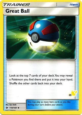Great Ball 119 149 Pikachu Deck Pikachu Symbol 29 Great Ball 119 149 Pikachu Deck Pikachu Symbol 29