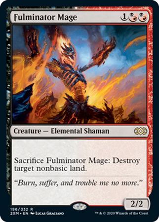 Fulminator Mage 196 332 Double Masters Singles Fulminator Mage 196 332 Double Masters Singles