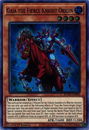 Yugioh Dungeon Dice Monsters DDM Gaia The Fierce Knight B3-03