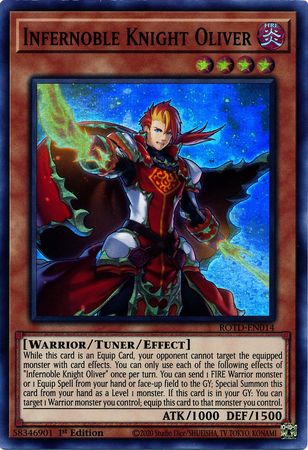 INFERNOBLE KNIGHT MAUGIS ROTD-EN015 COMMON RISE OF THE DUELIST 1st EDITION 