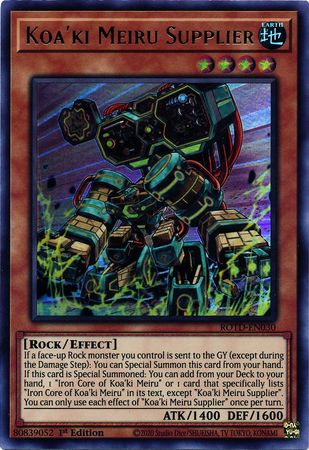 Koa ki Meiru Supplier ROTD EN030 Ultra Rare 1st Edition Koa ki Meiru Supplier ROTD EN030 Ultra Rare 1st Edition