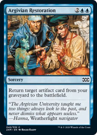 Argivian Restoration 042 332 Double Masters Singles Argivian Restoration 042 332 Double Masters Singles