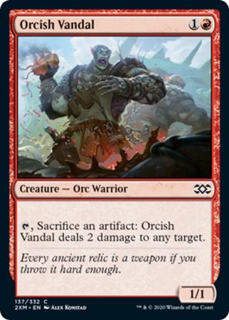Orcish Vandal 137 332 Double Masters Singles Orcish Vandal 137 332 Double Masters Singles