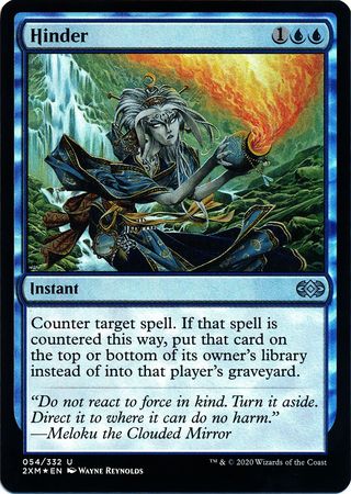 Hinder 054/332 - Double Masters Foil - Magic | TrollAndToad