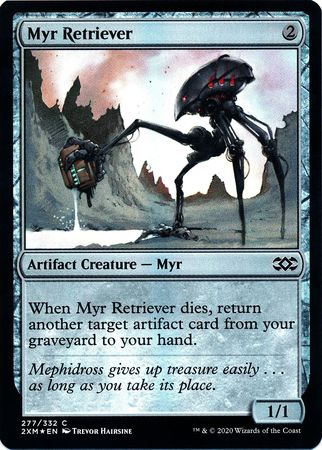 Myr Retriever 277 332 Foil Double Masters Foil Singles Myr Retriever 277 332 Foil Double Masters Foil Singles