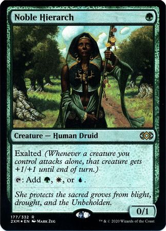 Noble Hierarch 177 332 Foil Double Masters Foil Singles Noble Hierarch 177 332 Foil Double Masters Foil Singles
