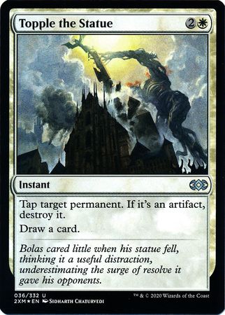 Topple the Statue 036 332 Foil Double Masters Foil Singles Topple the Statue 036 332 Foil Double Masters Foil Singles