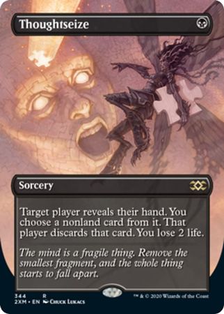 Thoughtseize 344 Alternate Art Borderless Thoughtseize 344 Alternate Art Borderless