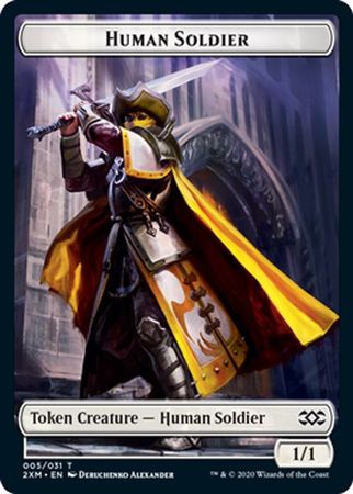Human Soldier Token 005 031 Double Masters Double Masters Singles Human Soldier Token 005 031 Double Masters Double Masters Singles