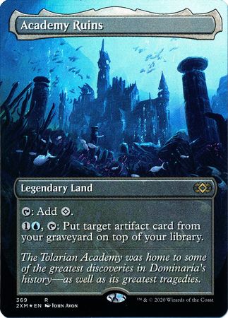 Academy Ruins 369 Alternate Art Borderless Foil Double Masters Alternate Variant Singles Academy Ruins 369 Alternate Art Borderless Foil Double Masters Alternate Variant Singles