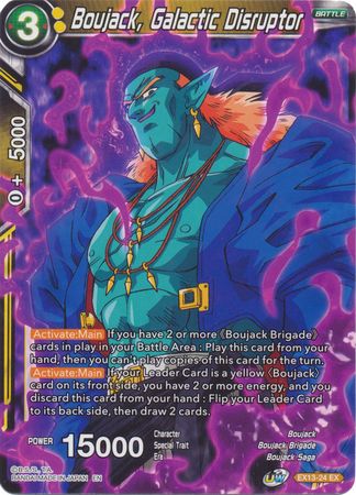 Boujack Galactic Disruptor EX13 24 Expansion Rare Dragon Ball Super Special Anniversary Box 2020 Non Foil Singles Boujack Galactic Disruptor EX13 24 Expansion Rare Dragon Ball Super Special Anniversary Box 2020 Non Foil Singles
