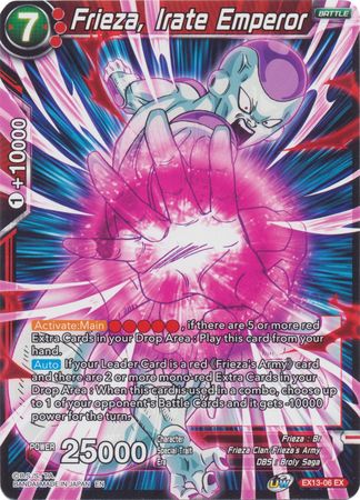 Frieza Irate Emperor EX13 06 Expansion Rare Dragon Ball Super Special Anniversary Box 2020 Non Foil Singles Frieza Irate Emperor EX13 06 Expansion Rare Dragon Ball Super Special Anniversary Box 2020 Non Foil Singles