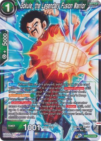 Gokule the Legendary Fusion Warrior EX13 14 Expansion Rare Dragon Ball Super Special Anniversary Box 2020 Non Foil Singles Gokule the Legendary Fusion Warrior EX13 14 Expansion Rare Dragon Ball Super Special Anniversary Box 2020 Non Foil Singles