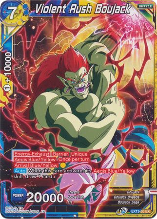 Violent Rush Boujack EX13 35 Expansion Rare Dragon Ball Super Special Anniversary Box 2020 Non Foil Singles Violent Rush Boujack EX13 35 Expansion Rare Dragon Ball Super Special Anniversary Box 2020 Non Foil Singles