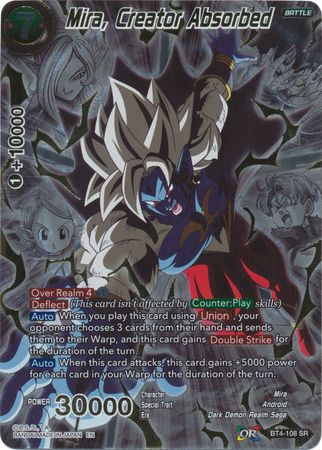 Mira Creator Absorbed BT4 108 Super Rare Foil Mira Creator Absorbed BT4 108 Super Rare Foil