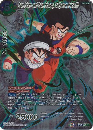 Son Goku and Son Gohan Saiyans of Earth DB1 091 Rare Foil Dragon Ball Super Special Anniversary Box 2020 Foil Singles Son Goku and Son Gohan Saiyans of Earth DB1 091 Rare Foil Dragon Ball Super Special Anniversary Box 2020 Foil Singles