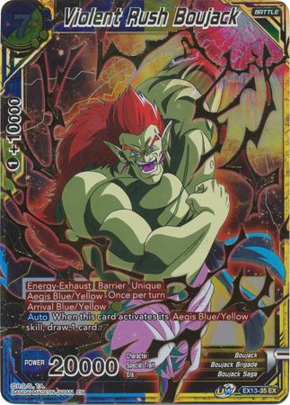 Violent Rush Boujack EX13 35 Expansion Rare Foil Dragon Ball Super Special Anniversary Box 2020 Foil Singles Violent Rush Boujack EX13 35 Expansion Rare Foil Dragon Ball Super Special Anniversary Box 2020 Foil Singles
