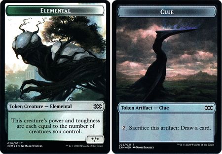Elemental 020 Clue 022 2XM Double Masters Foil Singles Elemental 020 Clue 022 2XM Double Masters Foil Singles