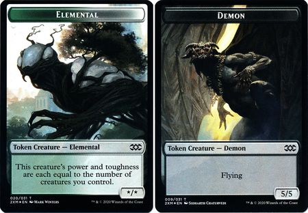 Elemental 020 Demon 009 2XM Double Masters Foil Singles Elemental 020 Demon 009 2XM Double Masters Foil Singles