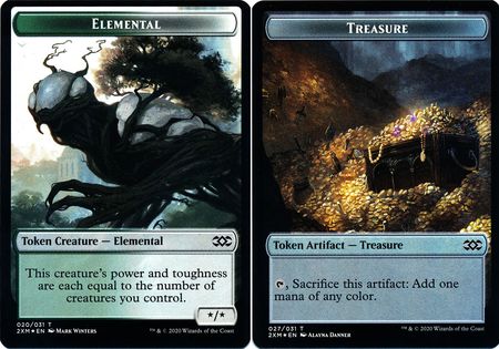 Elemental 020 Treasure 027 2XM Double Masters Foil Singles Elemental 020 Treasure 027 2XM Double Masters Foil Singles