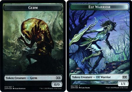 Germ 010 Elf Warrior 021 2XM Double Masters Foil Singles Germ 010 Elf Warrior 021 2XM Double Masters Foil Singles