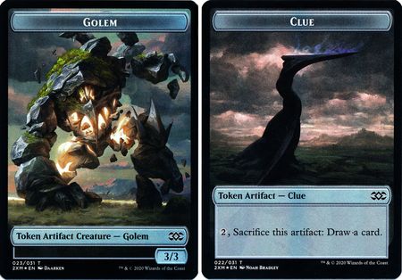 Golem 023 Clue 022 2XM Double Masters Foil Singles Golem 023 Clue 022 2XM Double Masters Foil Singles