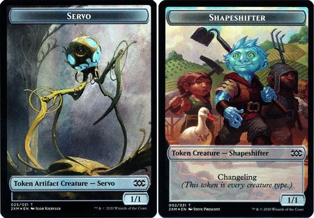 Servo 025 Shapeshifter 002 2XM Double Masters Foil Singles Servo 025 Shapeshifter 002 2XM Double Masters Foil Singles