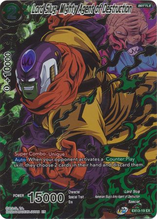 Lord Slug Mighty Agent of Destruction EX13 19 Expansion Rare Foil Lord Slug Mighty Agent of Destruction EX13 19 Expansion Rare Foil