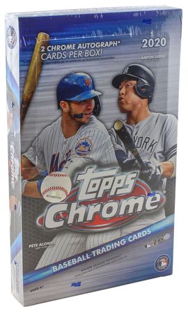 2020 Topps Chrome Baseball Hobby Box 08944 2020 Topps Chrome Baseball Hobby Box 08944