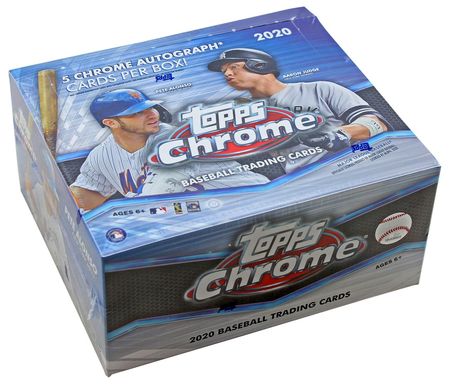 2020 Topps Chrome Baseball Jumbo Hobby Box 08947 Baseball Trading Card Sealed Product 2020 Topps Chrome Baseball Jumbo Hobby Box 08947 Baseball Trading Card Sealed Product