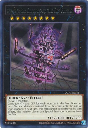 Number 68 Sanaphond the Sky Prison TOCH EN051 Rare Unlimited Number 68 Sanaphond the Sky Prison TOCH EN051 Rare Unlimited
