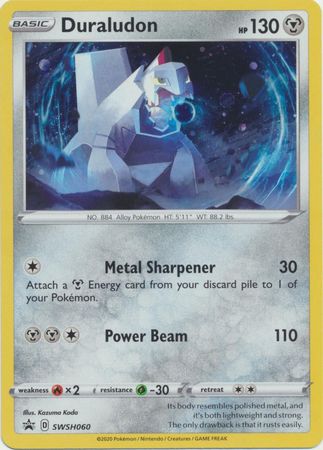 Duraludon SWSH060 Holo Promo Pokemon Sword Shield Promos Duraludon SWSH060 Holo Promo Pokemon Sword Shield Promos