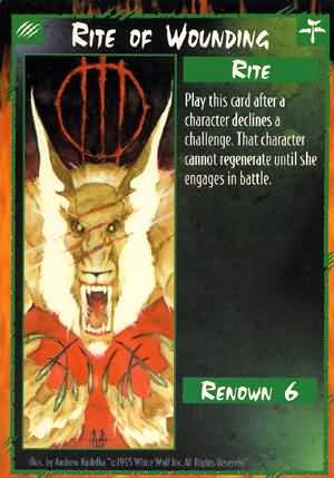 Rite of Wounding Unlimited Rite of Wounding Unlimited